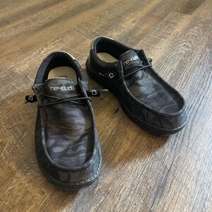 Hey Dudes Shoes Black Camo